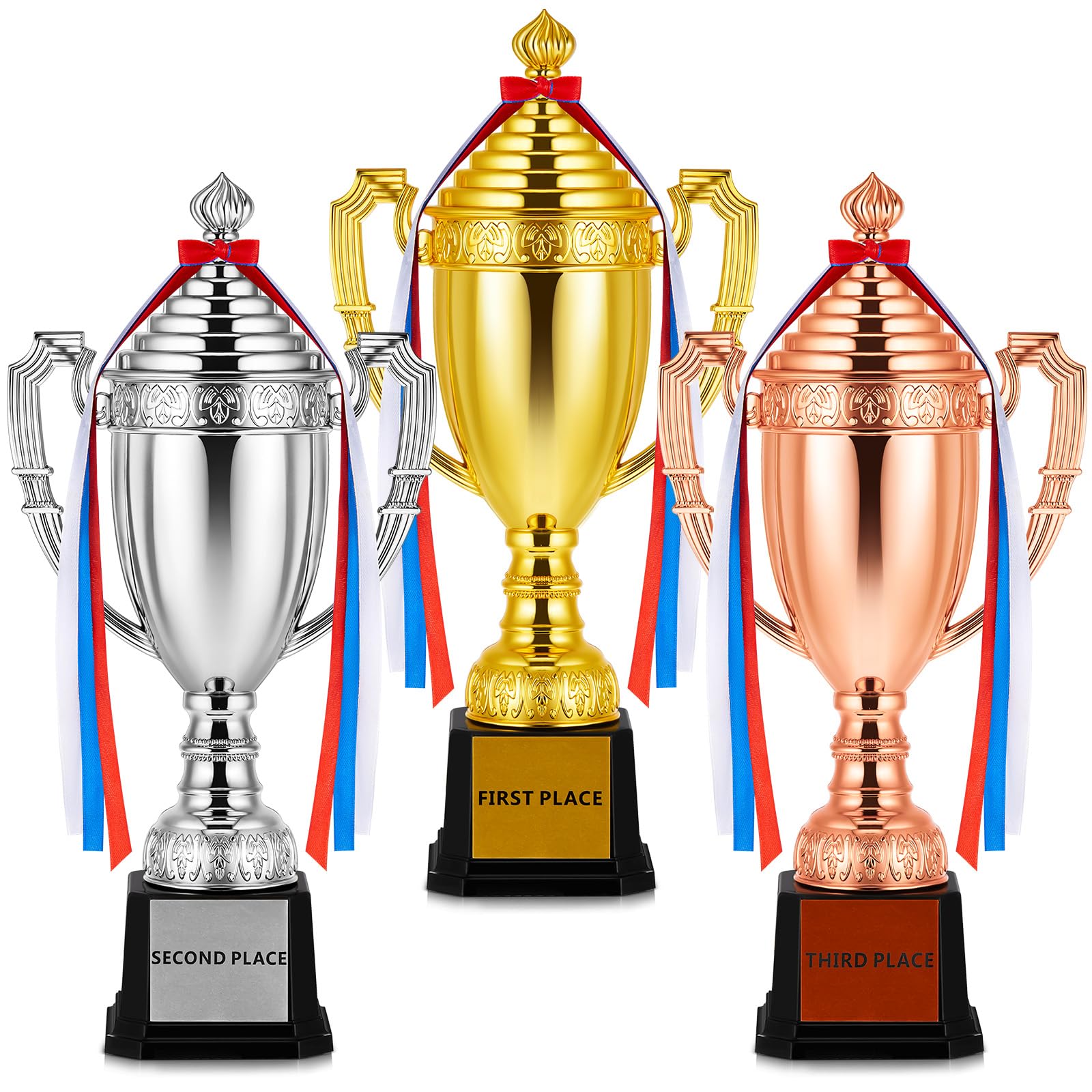 Foilswirl 3 Piece Trophy Set