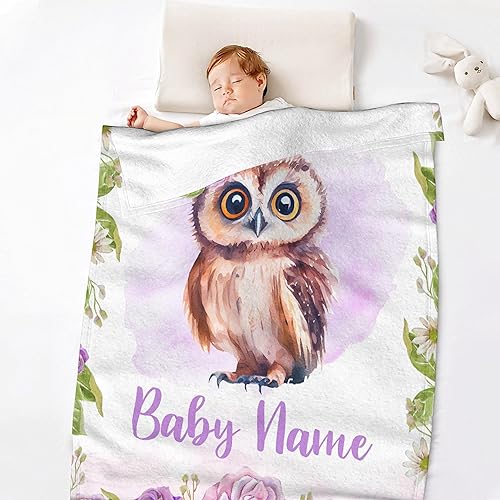Miniatura 6 de Manta de bebé personalizada para niñas y niños, manta de bebé personalizada con nombre para niños pequeños, baby shower, recién nacidos, guardería,