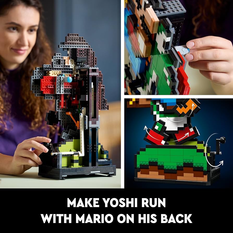 Amazon.com: LEGO Super Mario World: Mario & Yoshi Building Set for
