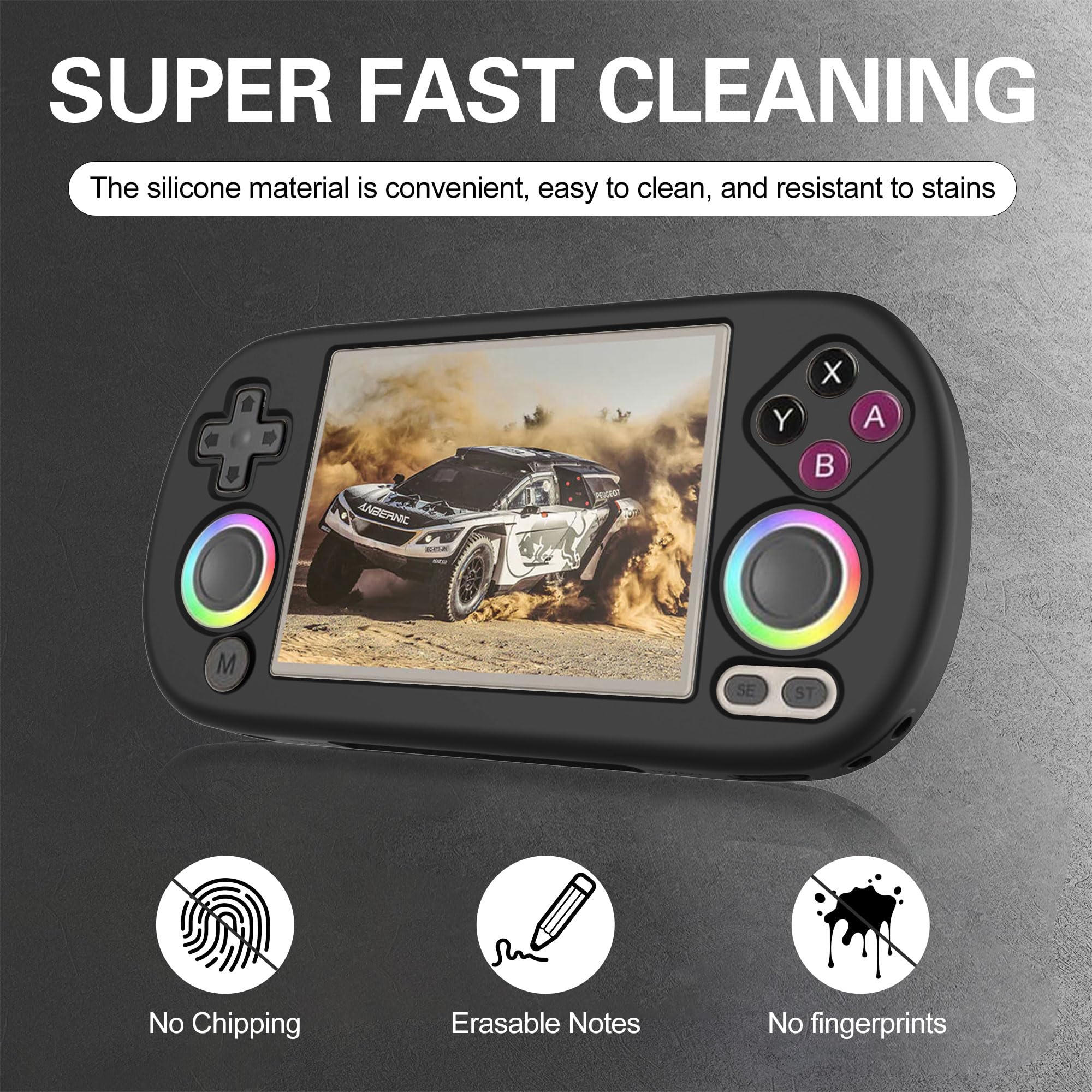 Amazon.co.jp: Anbernic RG40XX H対応シリコンケース 傷防止 洗濯可能