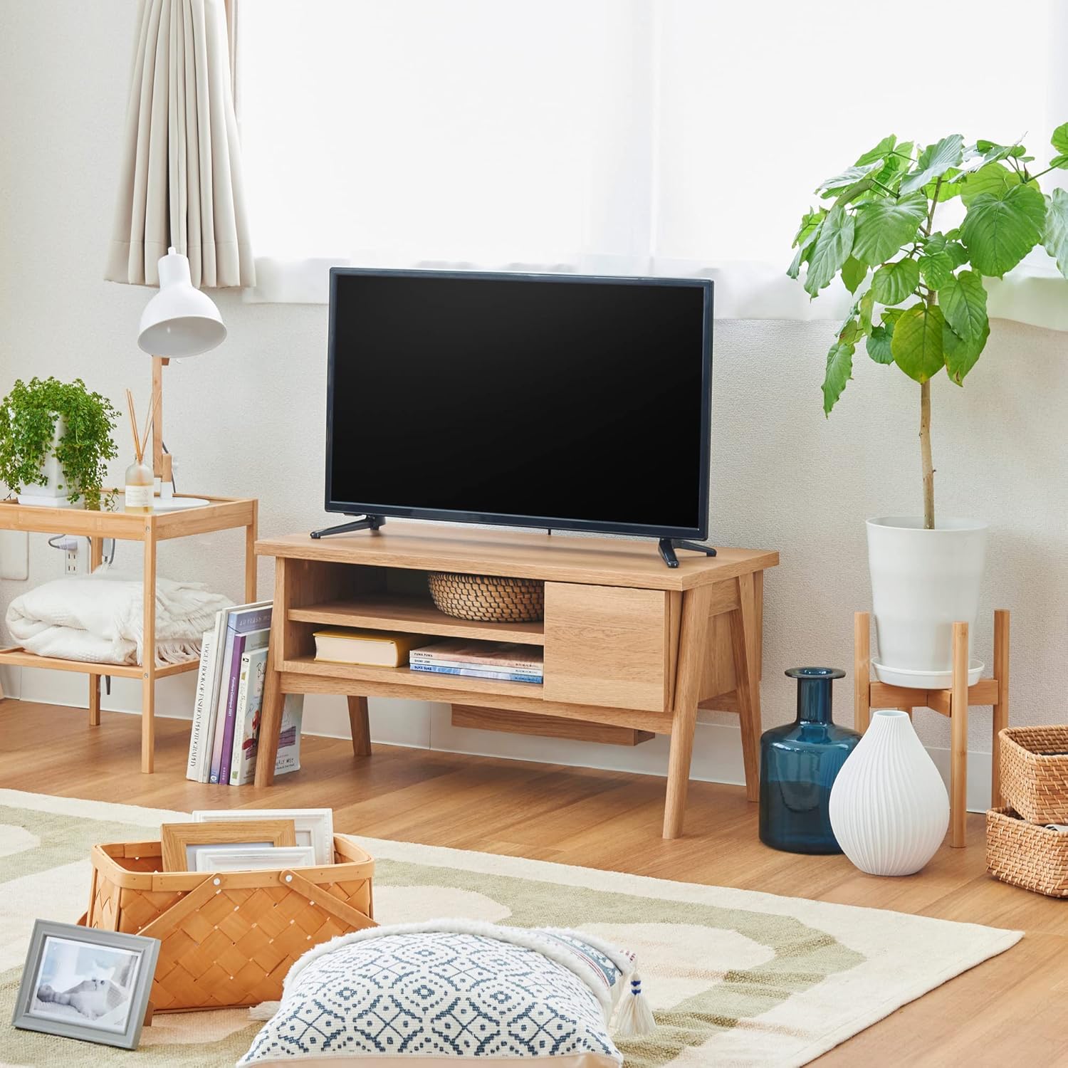 32-50V 32V型テレビ用 白井産業 テレビ台 ローボード テレビ 大型