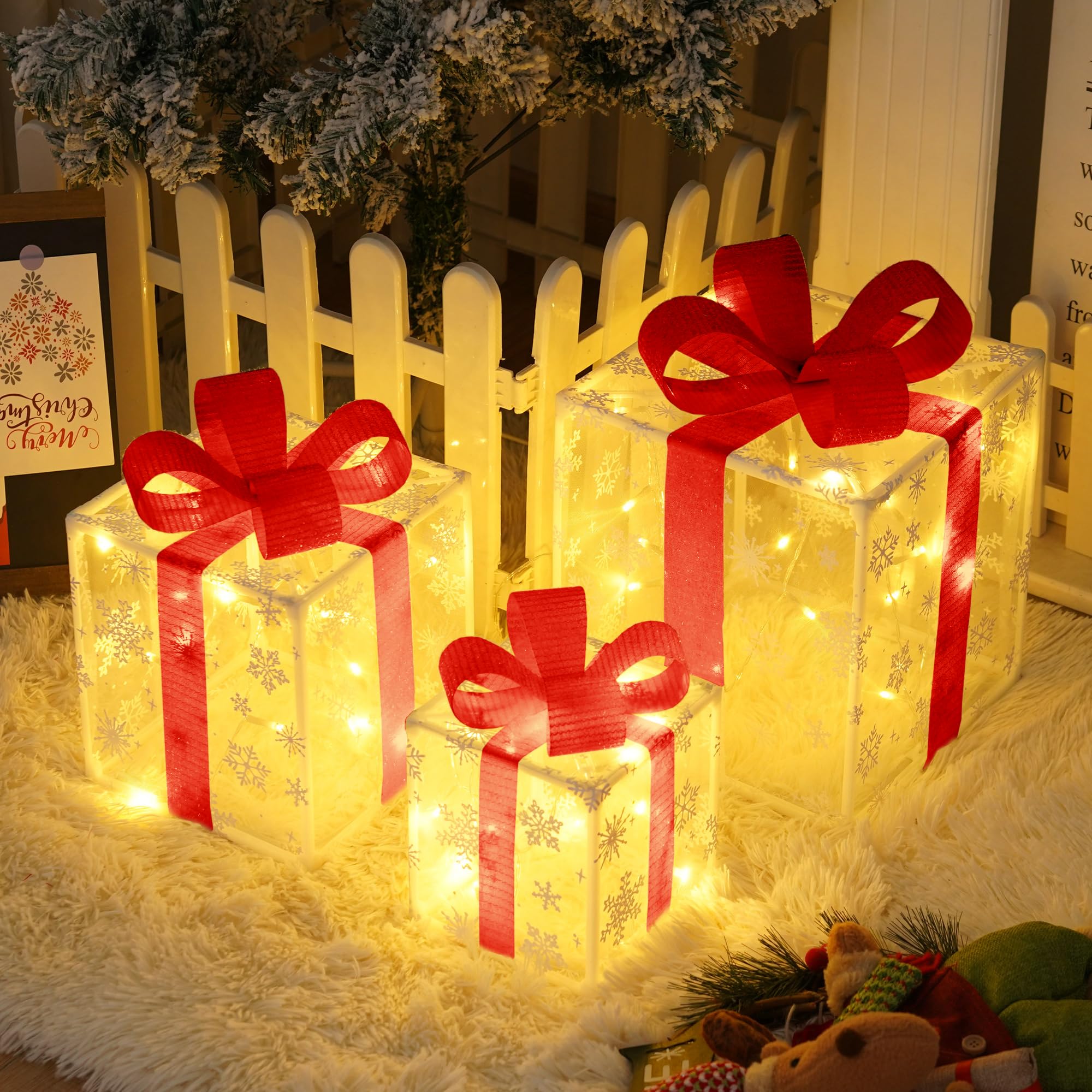 Weihnachtswichtel DAZZTIME Mit LED Licht - 3er Set  Produktbild-Vorschau 3