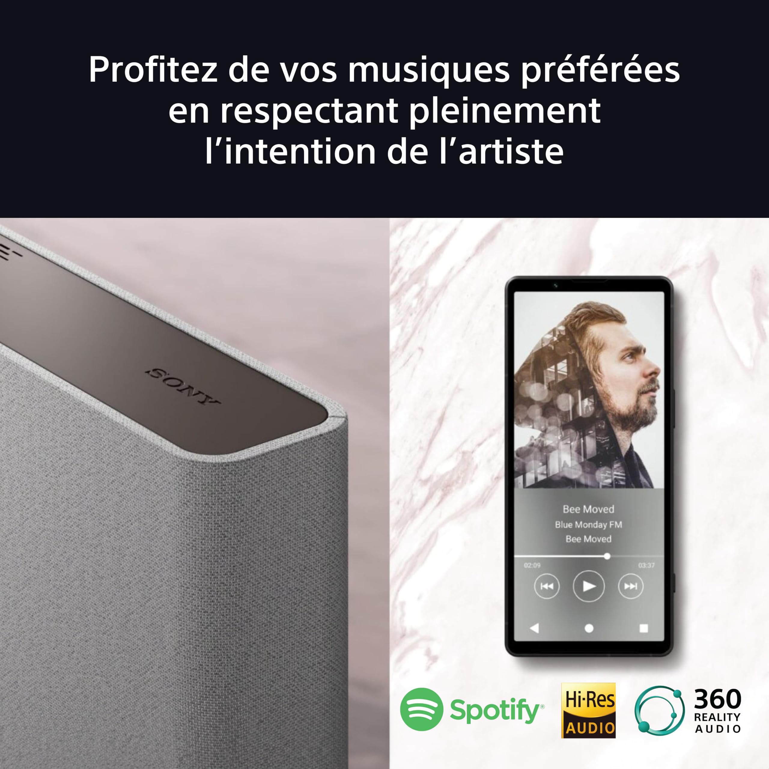 Sony BRAVIA Theatre Quad – Système Son TV Dolby Atmos®, 16 Haut-parleurs, Wi-FI®, Bluetooth®, 360 Spatial Sound Mapping, Modèle 2024