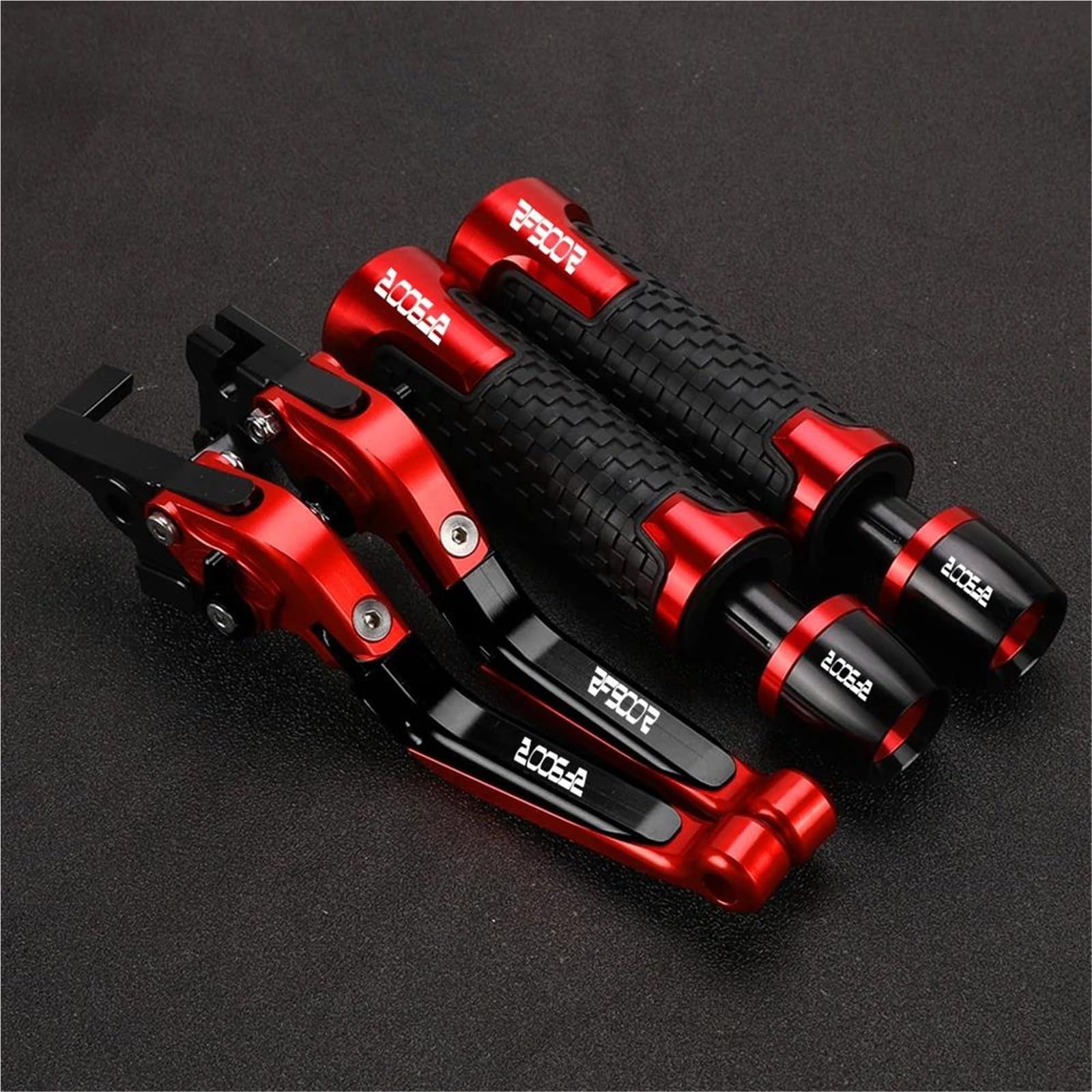TGVSELPJ Motorcycle Part Motorcycle Handle Bar Extendable Folding Brake Clutch Lever Handlebar for Suzuki RF900R RF 900R RF900 R 1994-1997(Red 6)