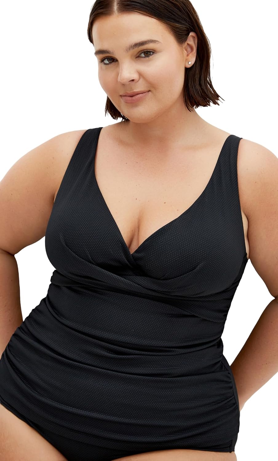 City Chic Women's Plus Size Tankini - Sardinia Underwire