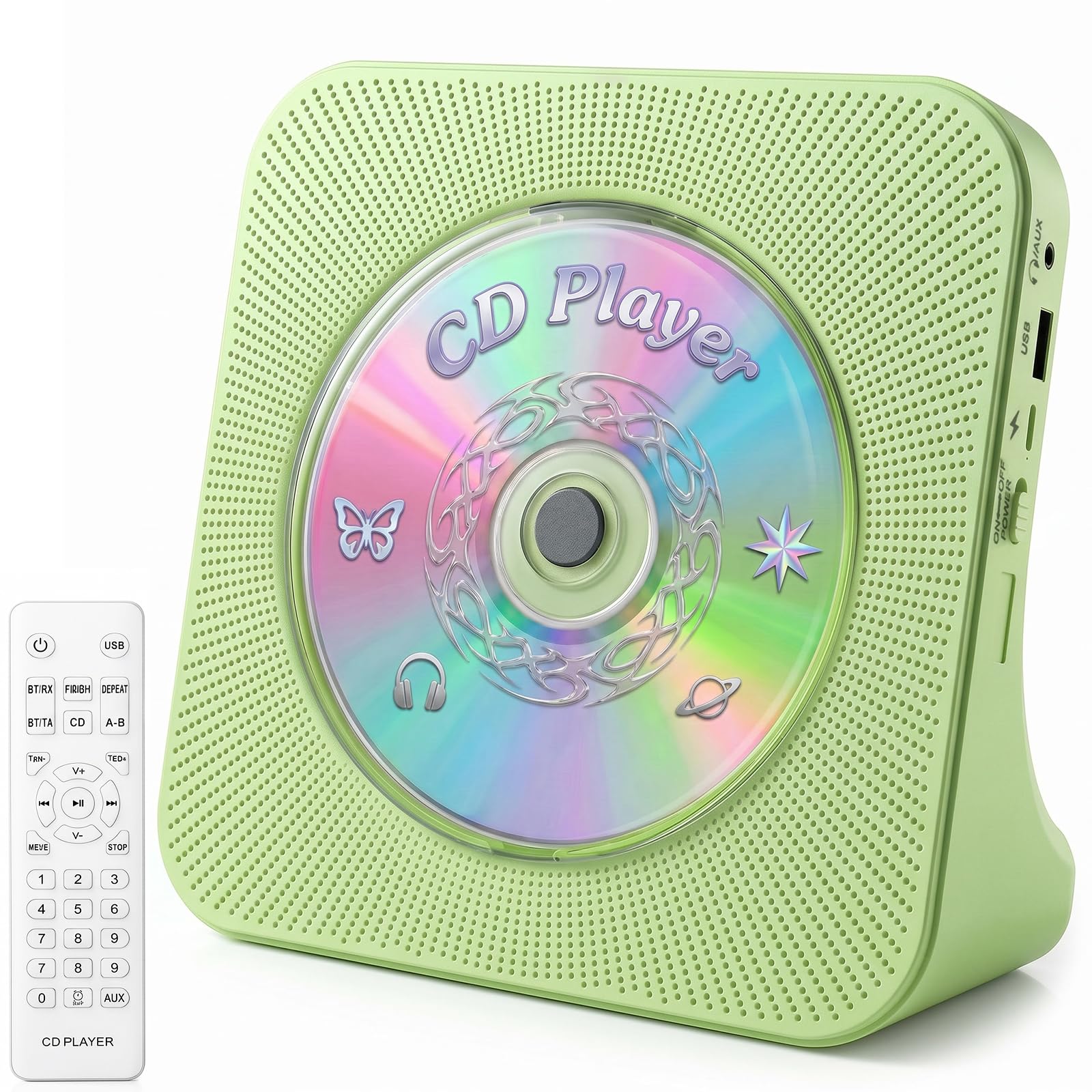 Gueray CD Player Portable Bluetooth Desktop CD Players for Home