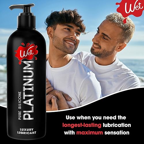 Miniatura 10 de Wet Lubricante original a base de agua de 9 onzas (paquete de 2) Lubricante personal premium, fórmula de larga duración para preservativos, vegano,