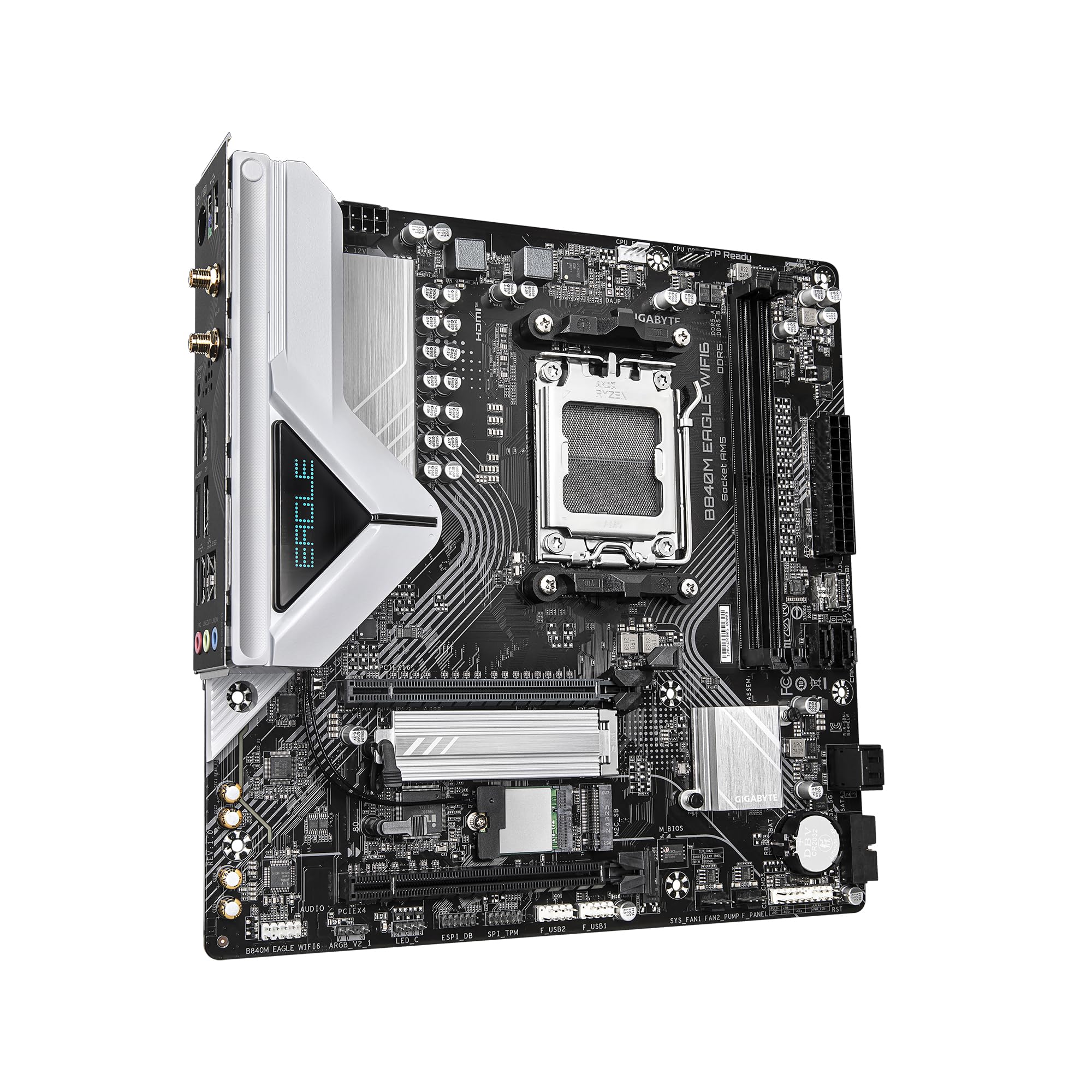 Amazon.com: GIGABYTE B840M Eagle WIFI6 AMD Socket AM5, M-ATX, DDR5
