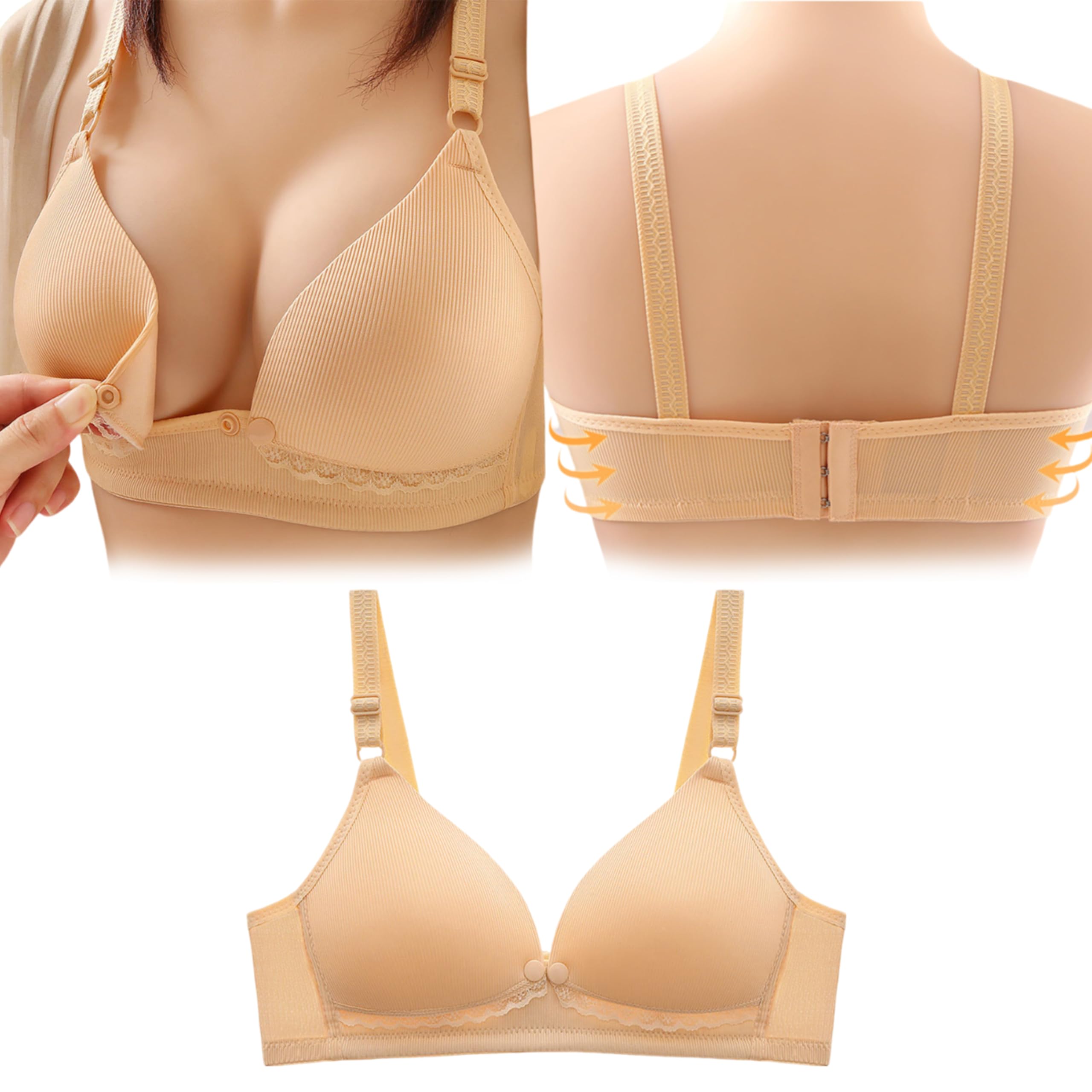 Maternity Bra - Exeptional Quality Material Baby Feeding Bra, Stylish Nursing Bra for Mother Perfect Maternity Bras for Women Nursing and Maternity Bras for Baby Feeding-(BE2535-V)-image-18