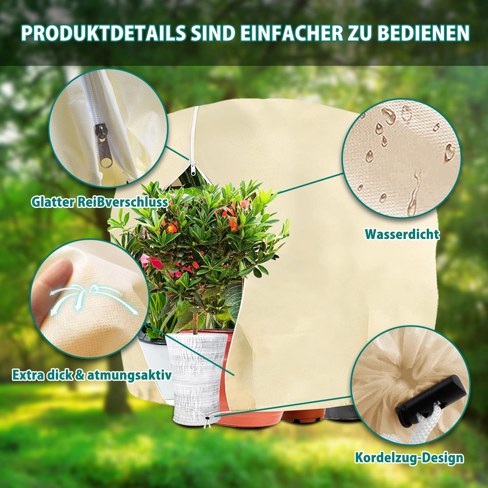 Vorstbescherming Planten HOOPOE Plantenbescherming Voor De Winter, Winterbescherming Beschermhoes Voor Planten