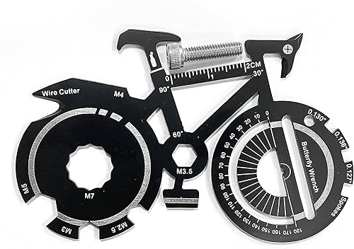 Miniatura 1 de Cartera plana de acero inoxidable 20 en 1 para bicicleta multiherramienta para tarjetas de crédito herramientas de supervivencia EDC y gadgets caja