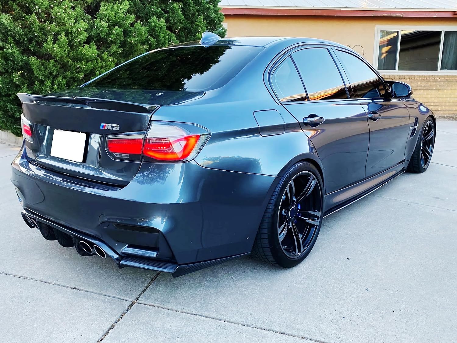 iJDMTOY Rear Bumper Reflector Lenses for BMW F80/F81 M3, F82/F83 M4