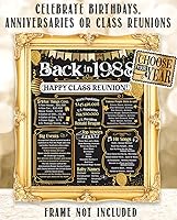 Vista 218 de Lone Star Art 66ª Reunión de Graduados (Sesenta y seis) Decoración en Oro - Recordando El Año - Clase de 1959 - Póster Sin Marco de 11x14 - Globos