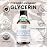 100% Organic Glycerin - For Skin & Hair - Food Grade - USDA Certified - Not From Palm Oil - Perfect Skin and Hair Moisturizer - 2 Fl Oz