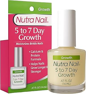 Nutra Nail 5 to 7 Day Growth Treatment - Fast Keratin Nail Hardener & Nail Strengthener for Thin Nails, Brittle & Damaged (0.47 Fl Oz)