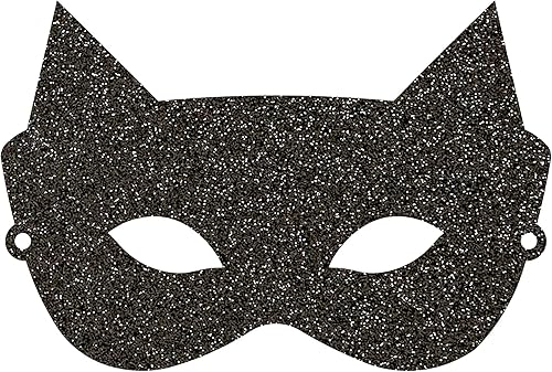 Miniatura 2 de CR Gibson Máscara de mascarada negra y dorada para Halloween 100in de ancho x 45in de alto 8 piezas 100in de ancho x 45in de alto negro y dorado