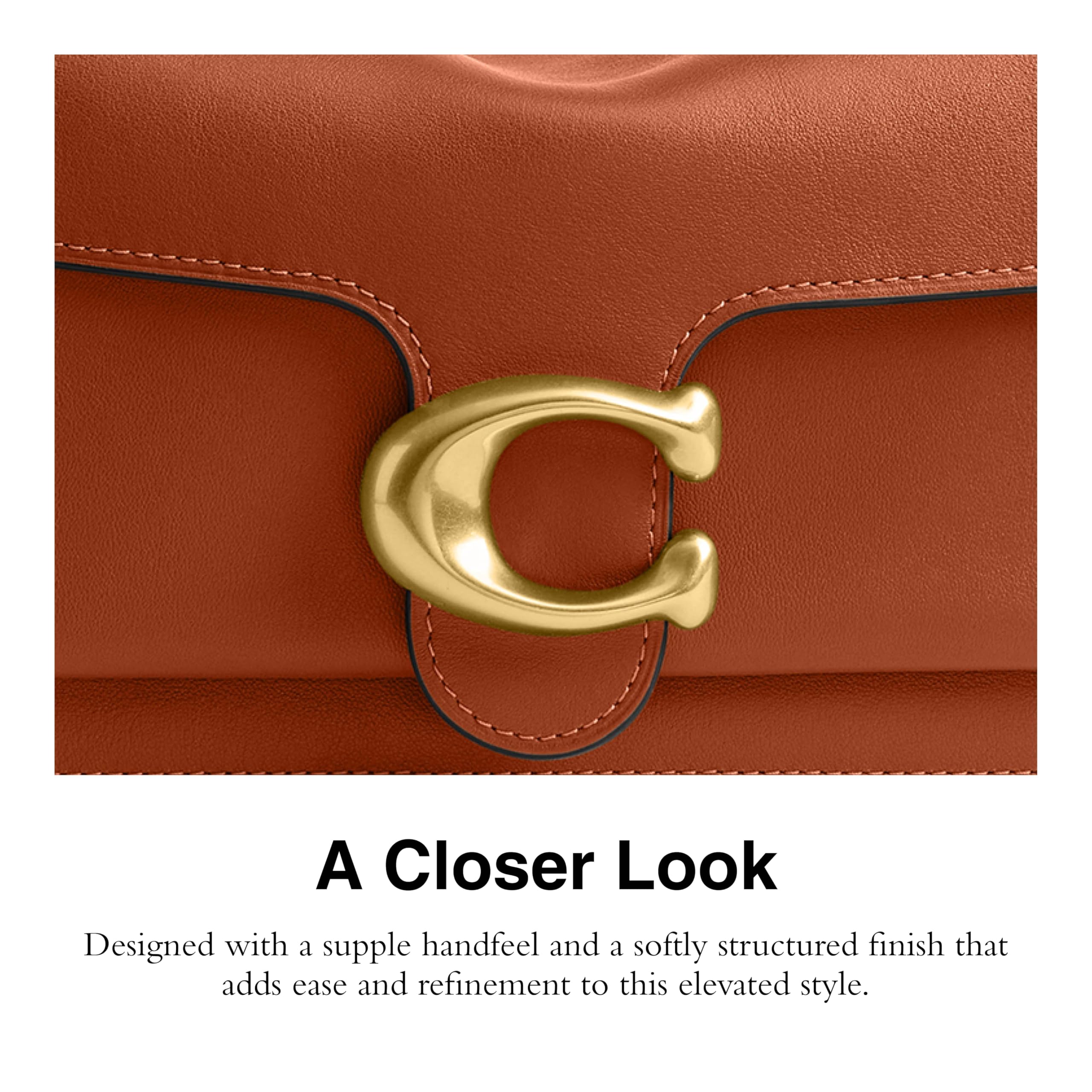 Coach Bolso de hombro suave para mujer 26