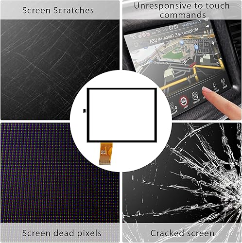Miniatura 4 de WonVon Digitalizador de pantalla Uconnect de 8.4 pulgadas compatible con Ram 1500 2500 3500 Chrysler Dodge Durango Challenger Grand Cherokee