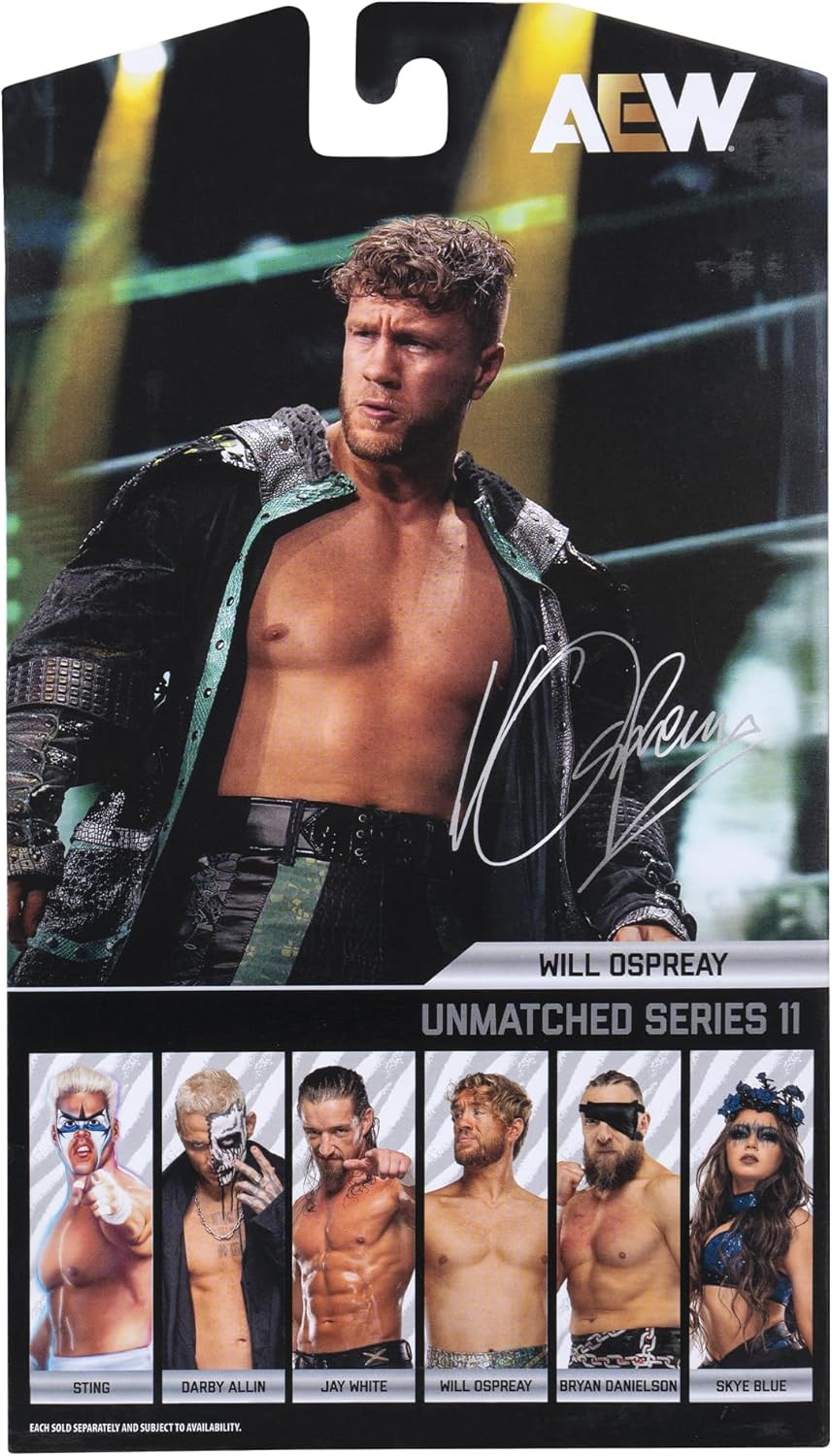 AEW Will Ospreay Unmatched Series 11 Toy Wrestling Figure