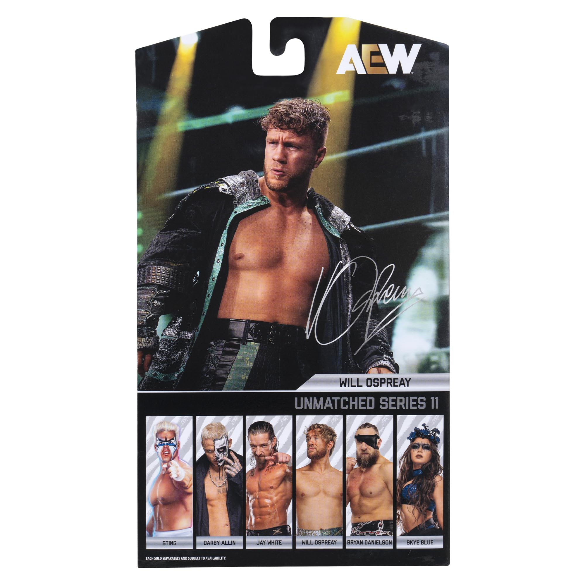 AEW Will Ospreay Unmatched Series 11 Toy Wrestling Figure, Figures