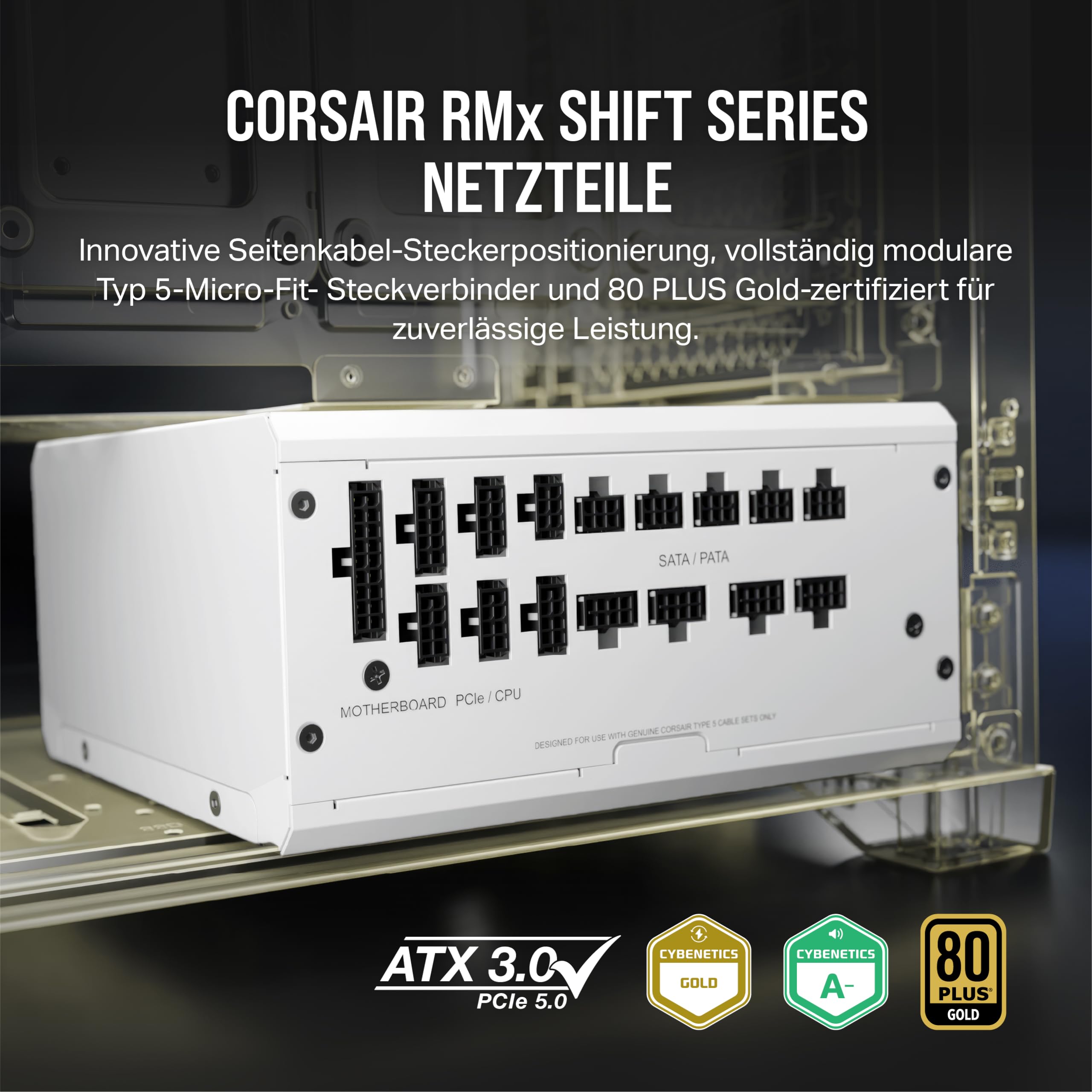 Corsair RM1200x SHIFT - Fully Modular ATX Power Supply 80 PLUS Gold - Dettaglio