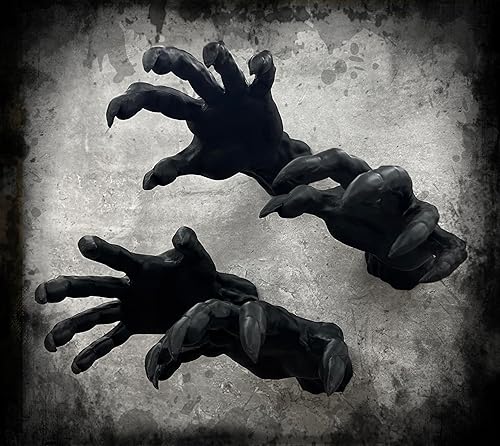 Miniatura 3 de MunnyGrubbers - Fantasma con patas decorativas - Paquete de 6 figuritas - Decoración de Halloween espeluznante y linda decoración de exhibición de