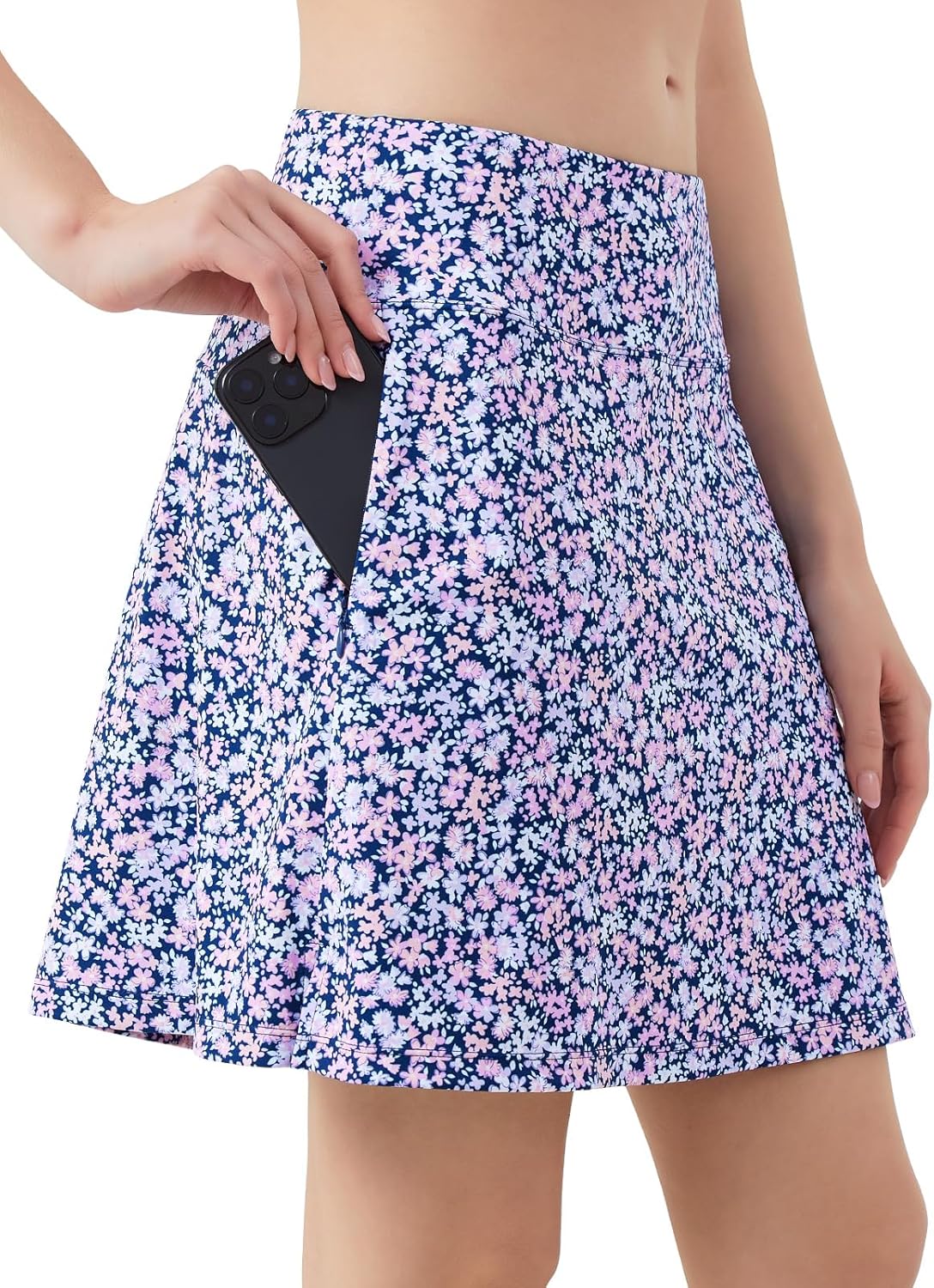 Skorts for Women with Pockets 18" Athletic Tennis Golf Workout Skorts Skirts Dressy Casual