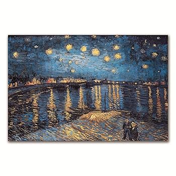 ヴィンセント・ヴァン・ゴッホ 肉筆油絵 模写 夜空★26 m946095552_1.jpg?1478068348