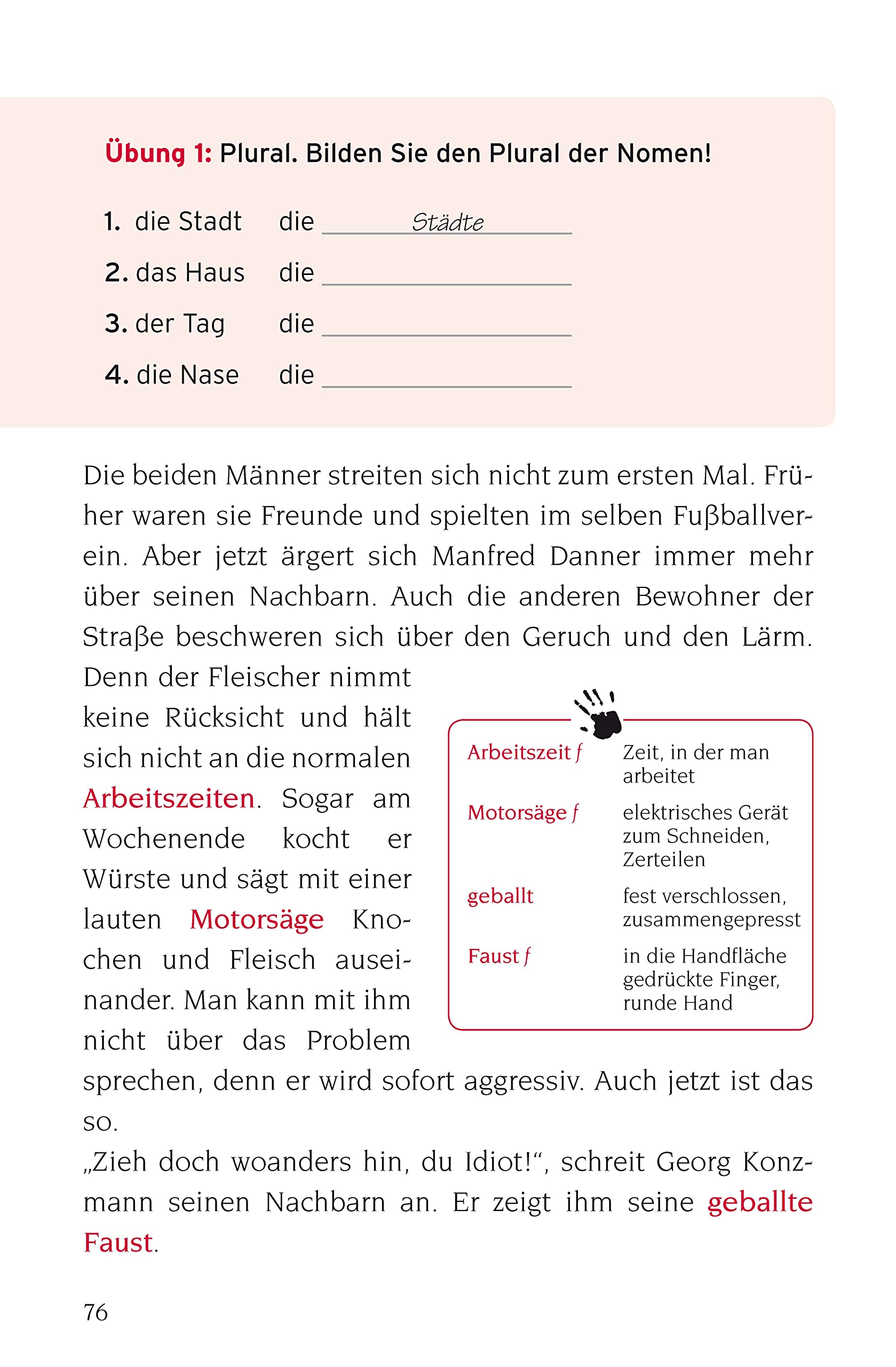 Eiskalter Mord: Deutsch als Fremdsprache (DaF) A1