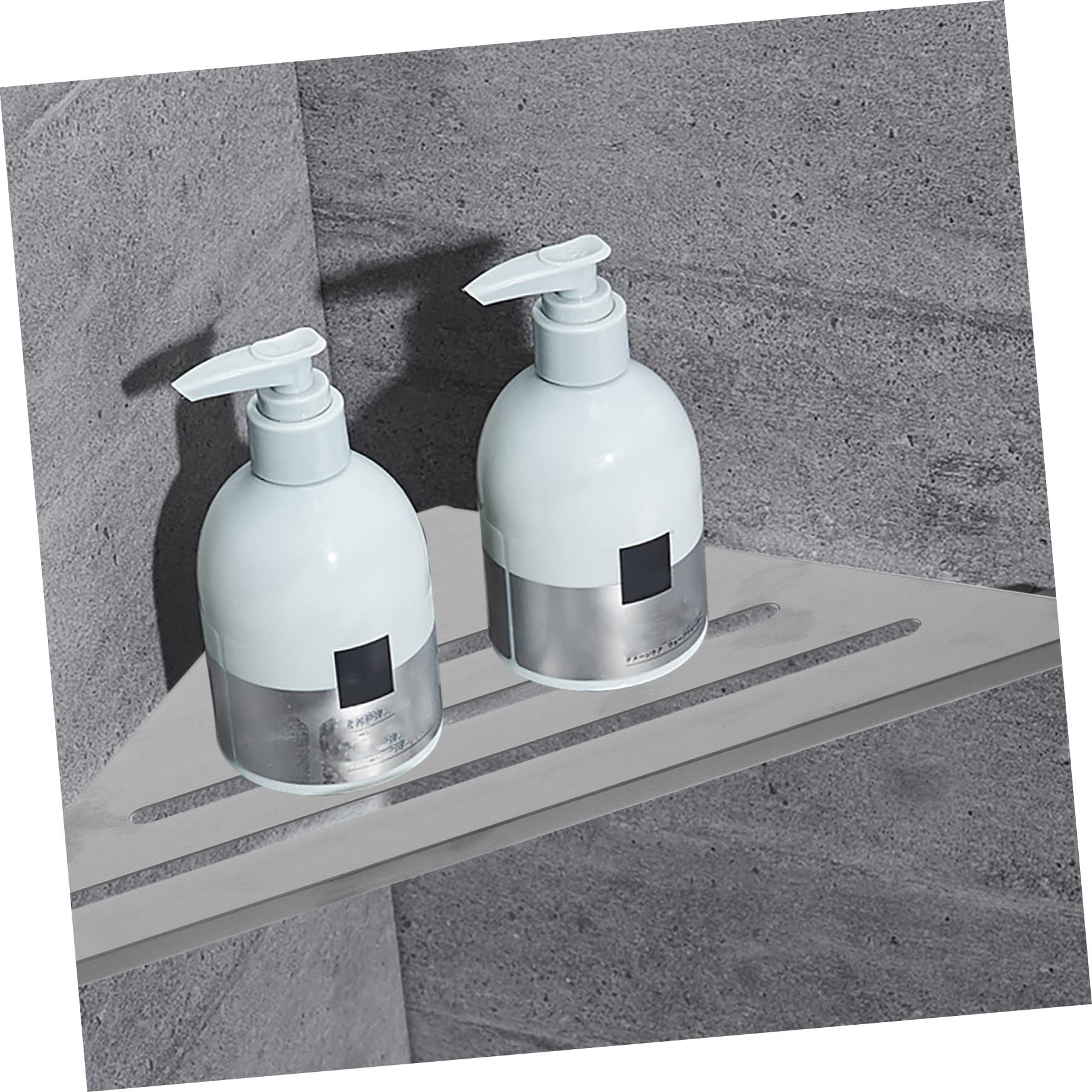 VALICLUD Scaffale Doccia Organizer Da Parete Per Bagno Porta Shampoo e Articoli Da Toeletta Mensola Angolare in Scaffale Pensile Per Doccia Mensole Sospese Per Bagno