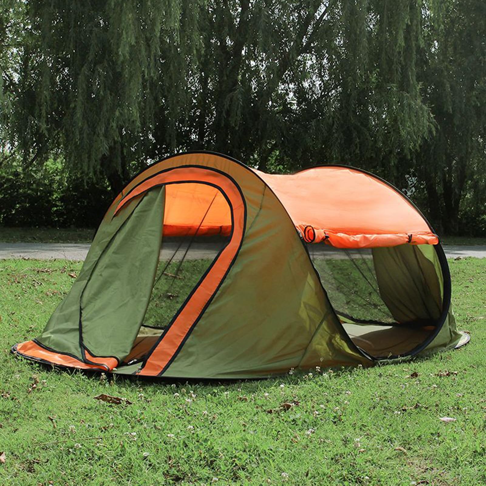 Tenda Istantanea Impermeabile Traspirante Resistente | Tende da Campeggio a Montaggio Facile per 4 Persone Per , Backpacking, Escursionismo, Arrampicata, Vacanze, Giardino E Road