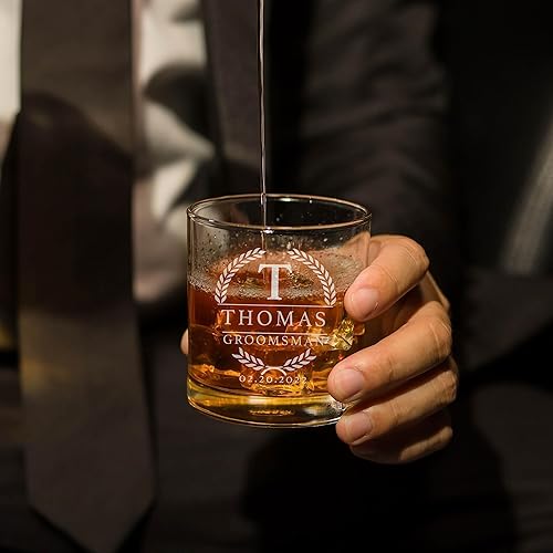 Miniatura 7 de Vasos de whisky personalizados regalos personalizados para propuesta de padrinos de boda, regalos de despedida de soltero y regalos de padrino