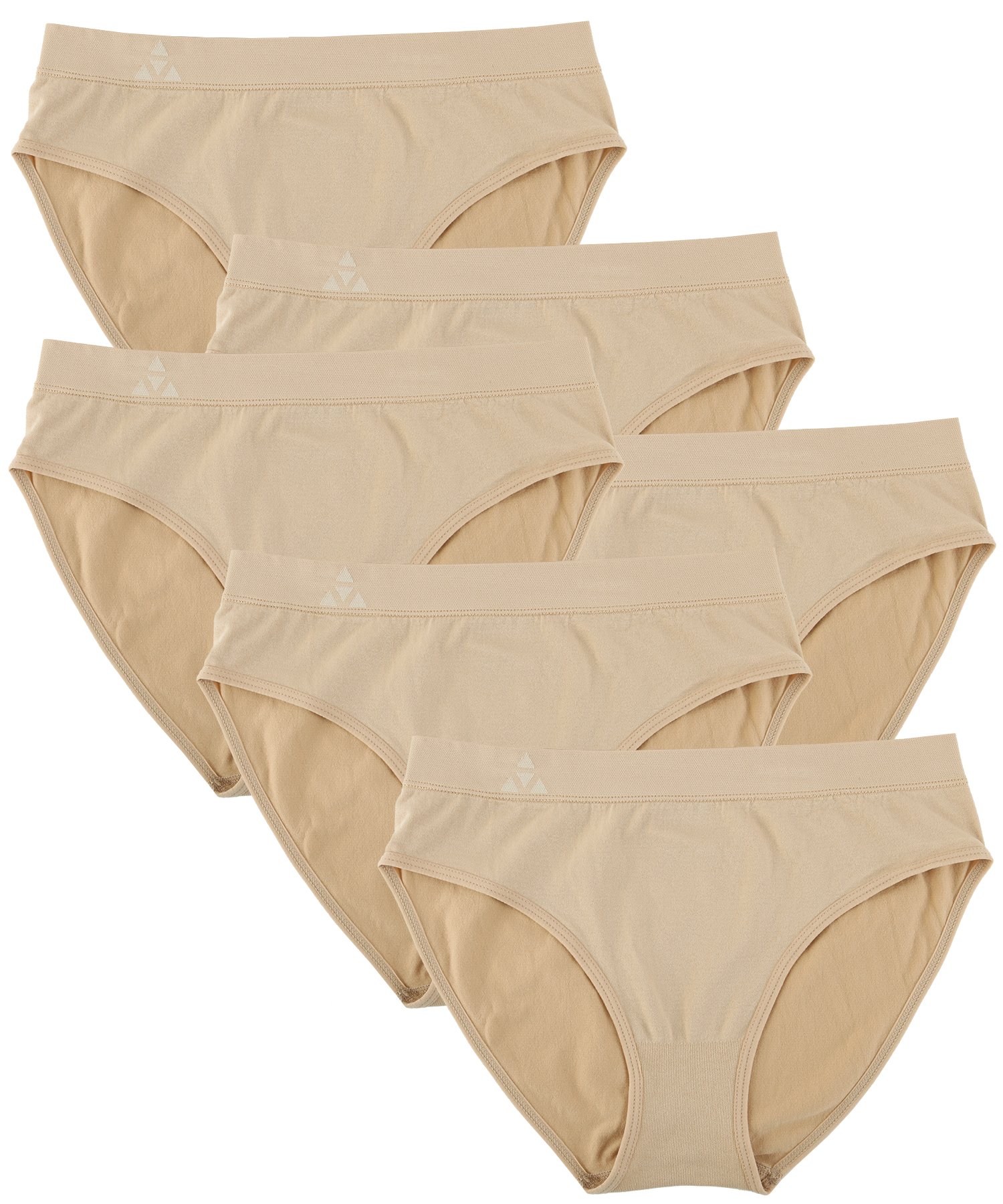 Balanced Tech Moisture Wicking Underwear for Women, Seamless Workout Hipster Brief Bikini Panties