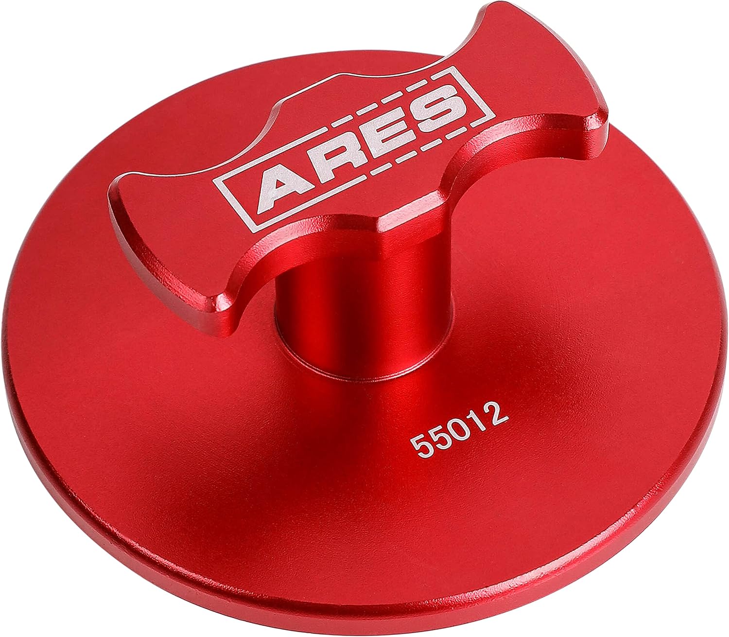 ARES 55012 - Aluminum Oil Filter Plug Tool – Compatible with Dodge Ram 2500 and 3500 5.9L and 6.7L Cummins Diesel Engines – Remove and Install Oil Filters without Spills – Ergonomic T-Handle