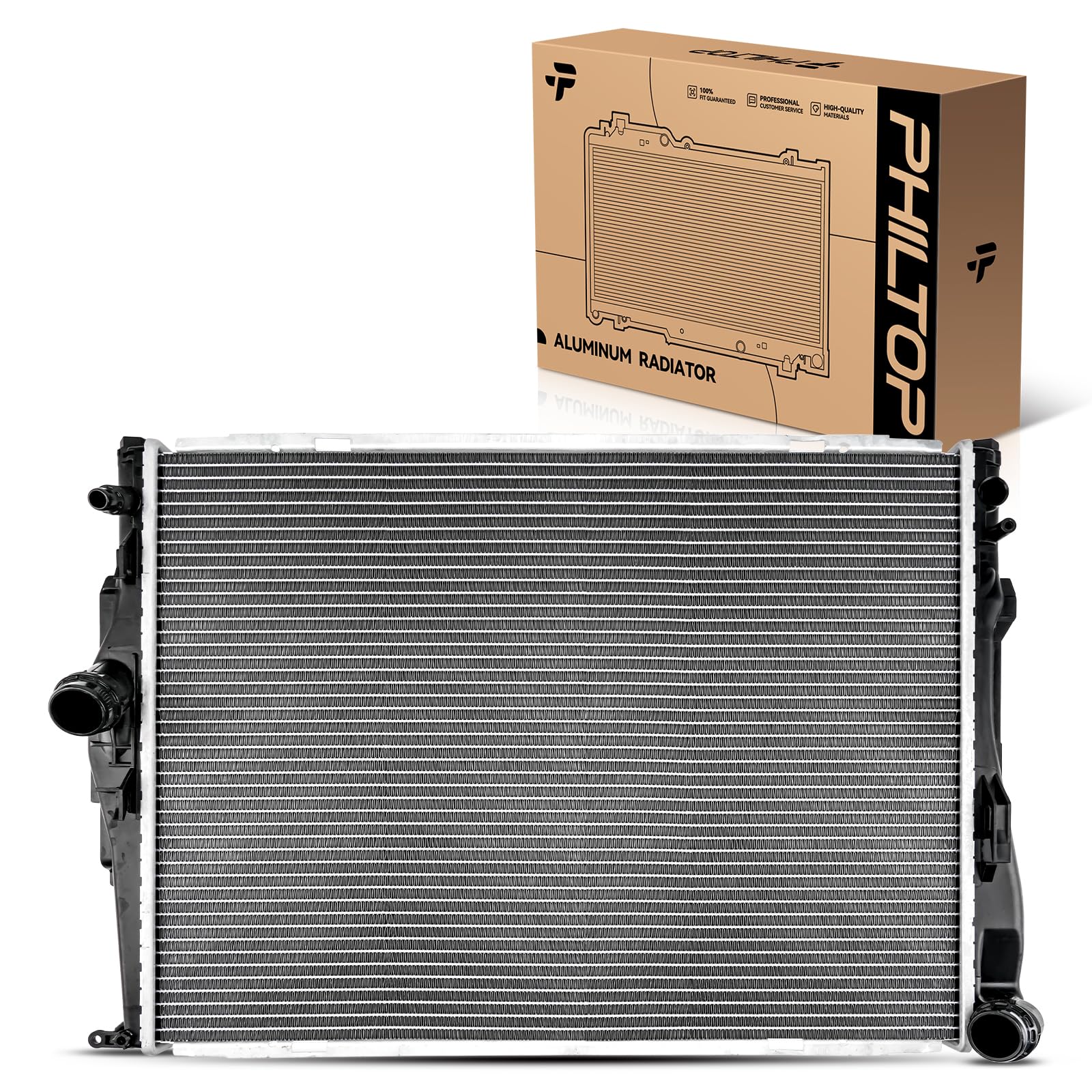 PHILTOP CU2882 Automotive car Radiators for 2006 325i/330i/325xi/330xi 2007-2008 328xi 2007-2013 328i/328i xDrive 2008-2013 128i 2009-2011 Z4 (w/o Sensor Port Built Into The Core)