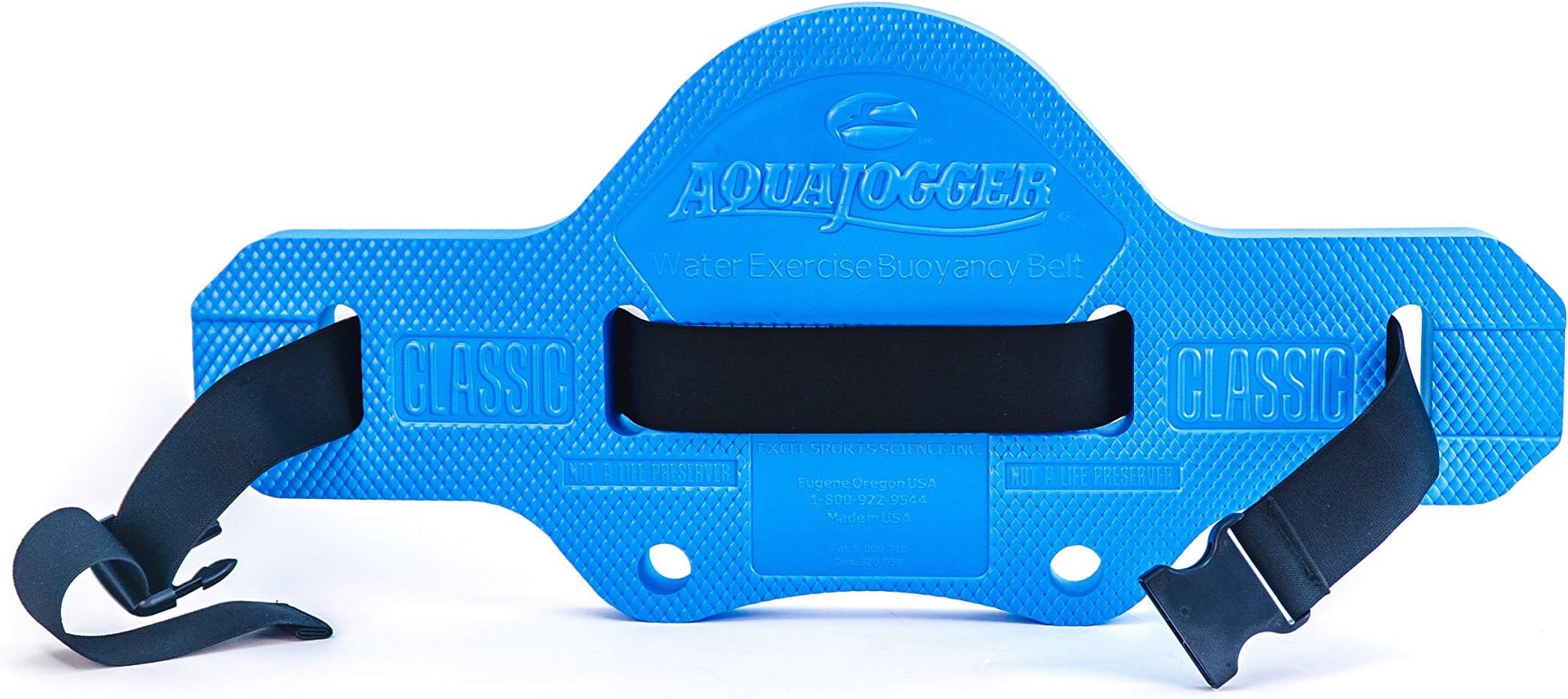 AquaJogger - Classic Belt Blue - Builds Core Strength, Effortless Aquatic Workouts, Comfortable Design - Ideal for Deep Water Running, Physical Therapy Rehabilitation, and Cardio Exercise