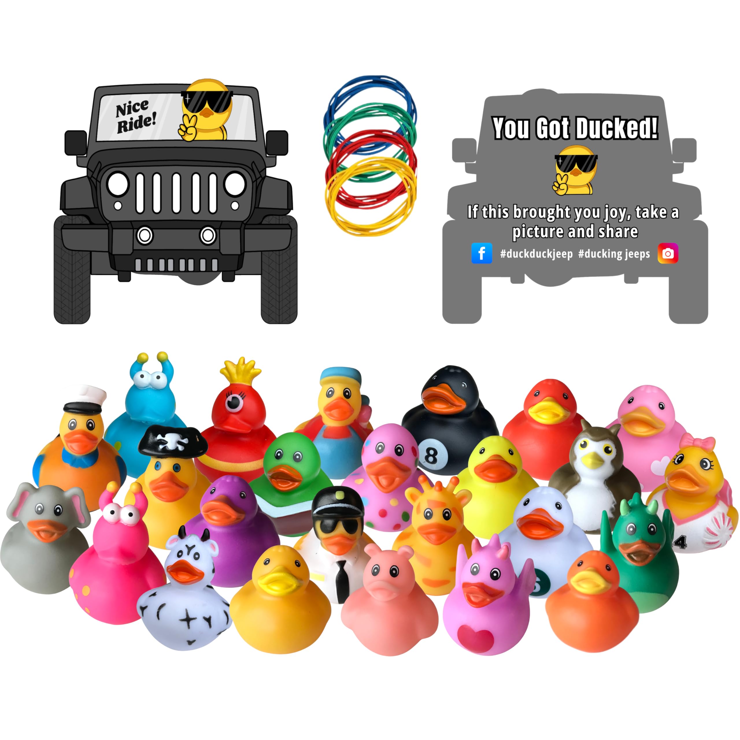 非売品 ノベルティ Jeep Duck ジープダック 4色 Jeepジープダック - メルカリ