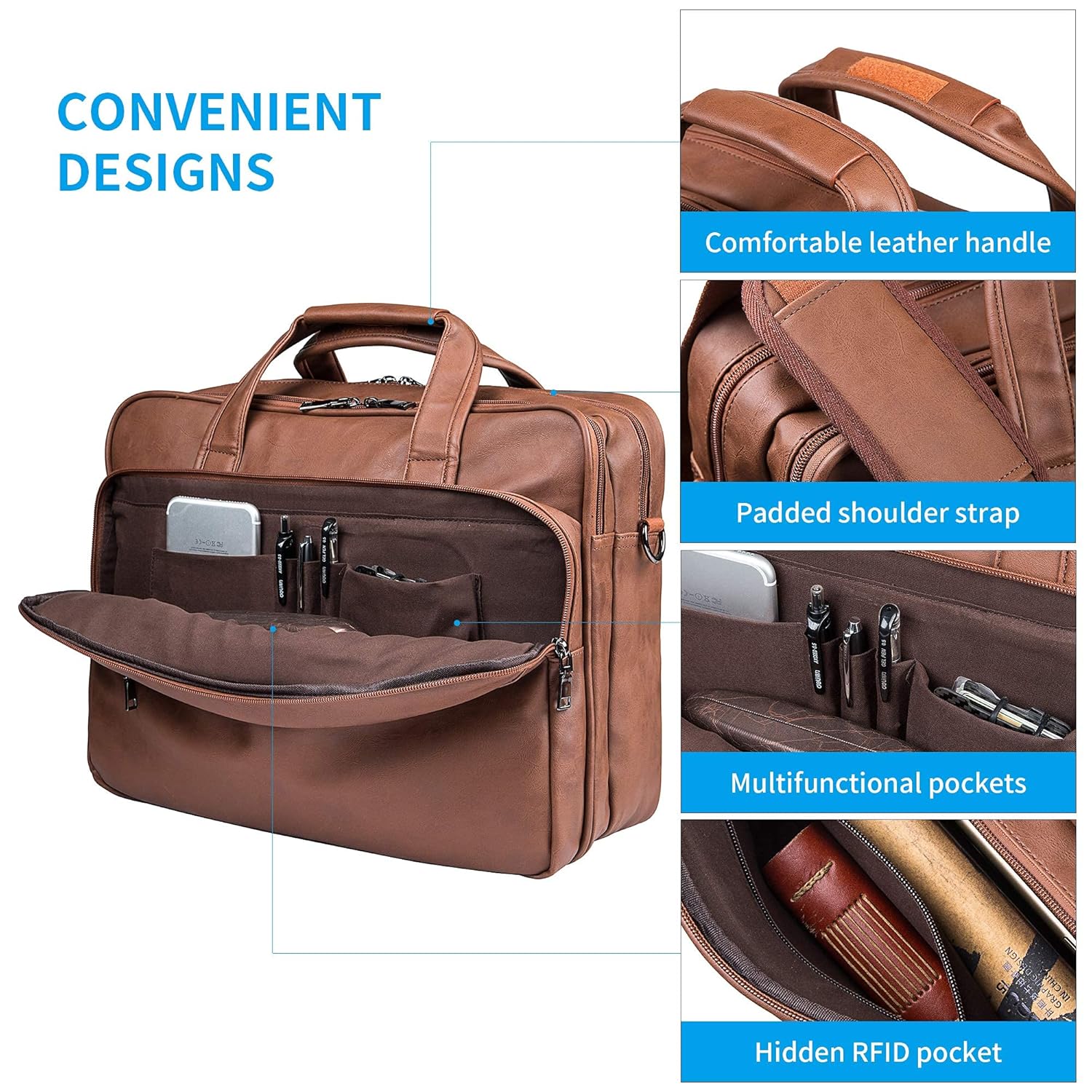 seyfocnia Bolsa de couro para laptop, masculina de 15,6 polegadas e 17,3 polegadas, bolsa de ombro para computador em promoção! Veja a oferta e mais achadinhos de Mochilas & Pastas Masculinas 4 Hoje é o melhor dia para comprar seyfocnia Bolsa de couro para laptop, masculina de 15,6 polegadas e 17,3 polegadas, bolsa de ombro para computador com aquele preço maroto! Promoção! Aproveite a oferta! 4