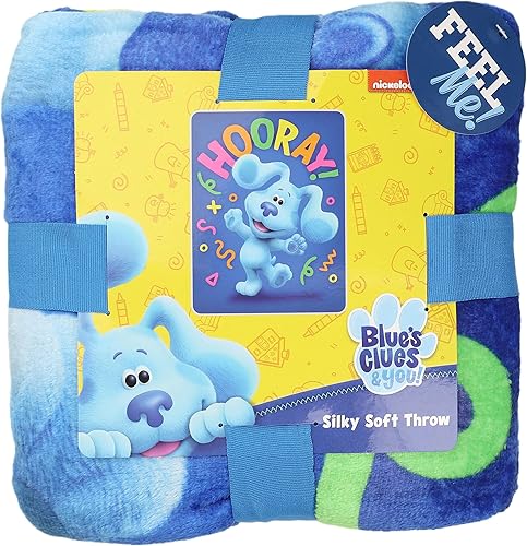 Miniatura 4 de Northwest Blues Clues - Manta de seda táctil, 46 x 60 pulgadas, azul hurra