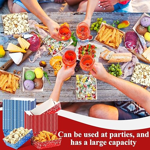 Miniatura 5 de Pinkunn Paquete de 60 suministros para fiesta de vaquero, decoraciones de cumpleaños de vaquero, bandeja de papel desechable para alimentos, bandeja