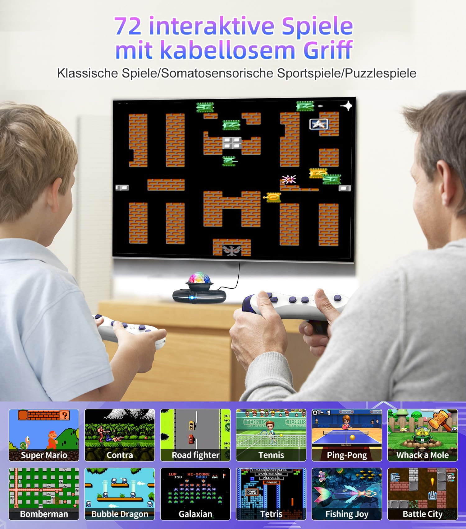 FWFX Elektronische Tanzmatten für TV – Kabellose Musik-Tanzpad-Spiel für Kinder und Erwachsene, Familientanzspiele Weihnachten Geburtstags Geschenke für Jungen & Mädchen…