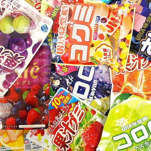 Miniatura 2 de Gomitas Selección 8 tipos de caramelos de gomita japoneses Ninjapo