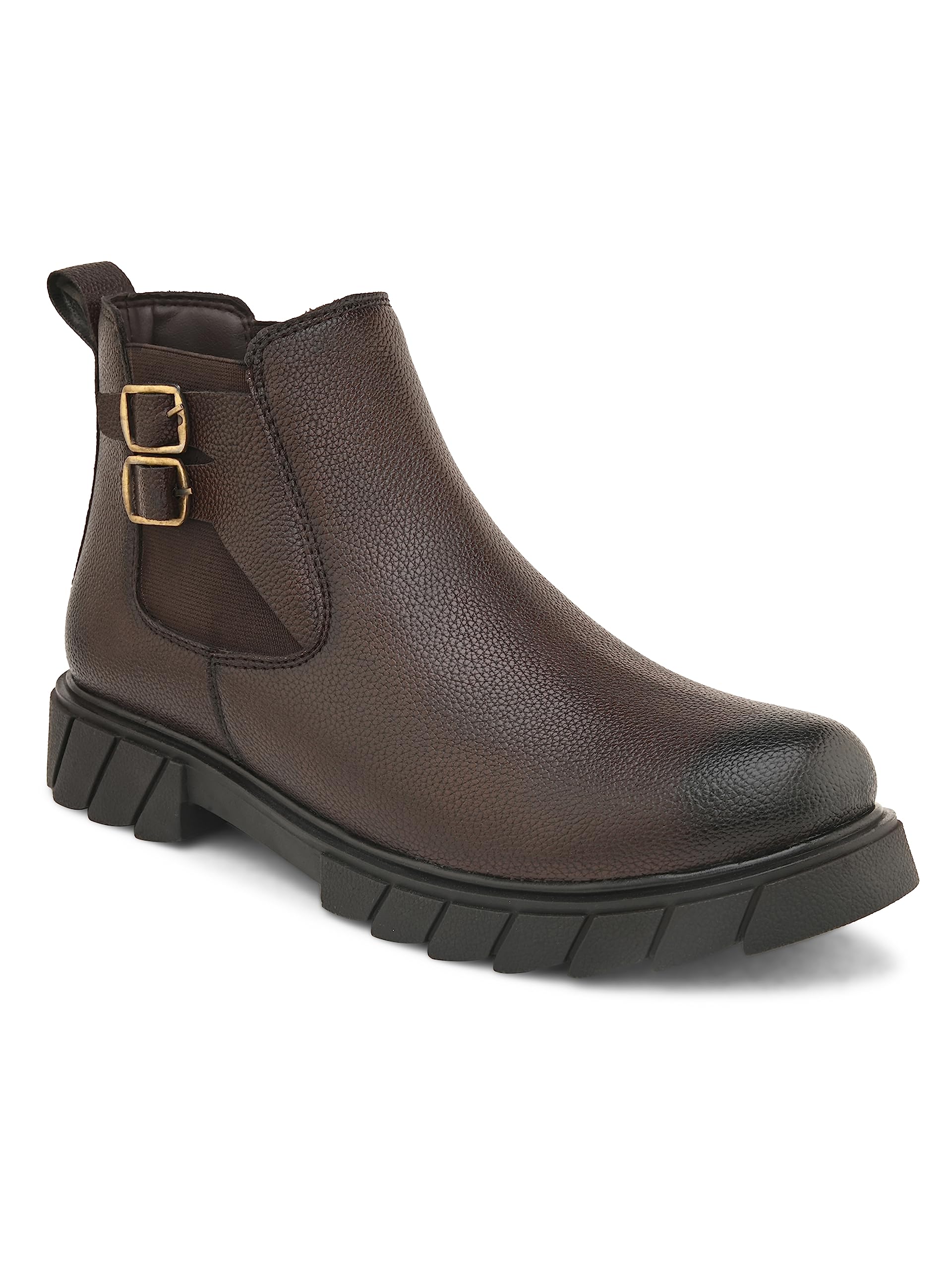 FENTACIA Brown Vegan Leather Chelsea Boots for Mens - 8 UK (B0C7RJYVYZ) Amazon Price History, Amazon Price Tracker