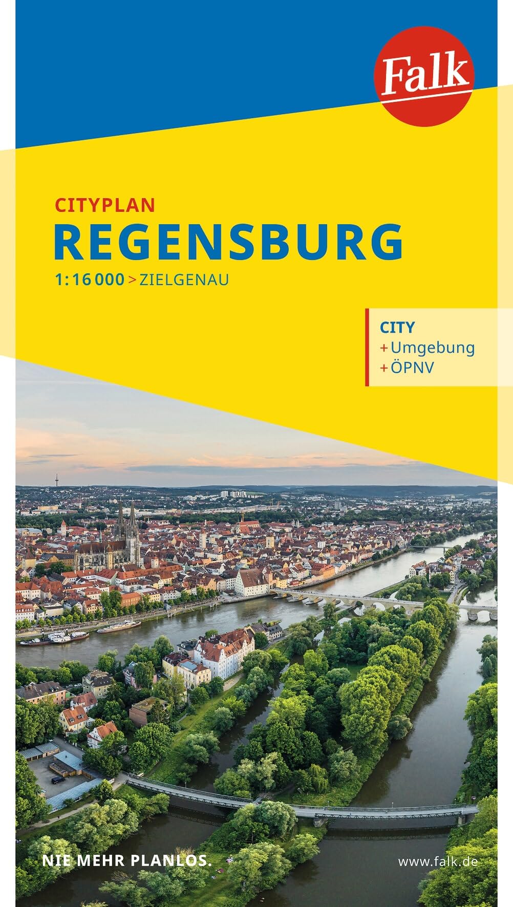 Falk Cityplan Regensburg 1:16.000