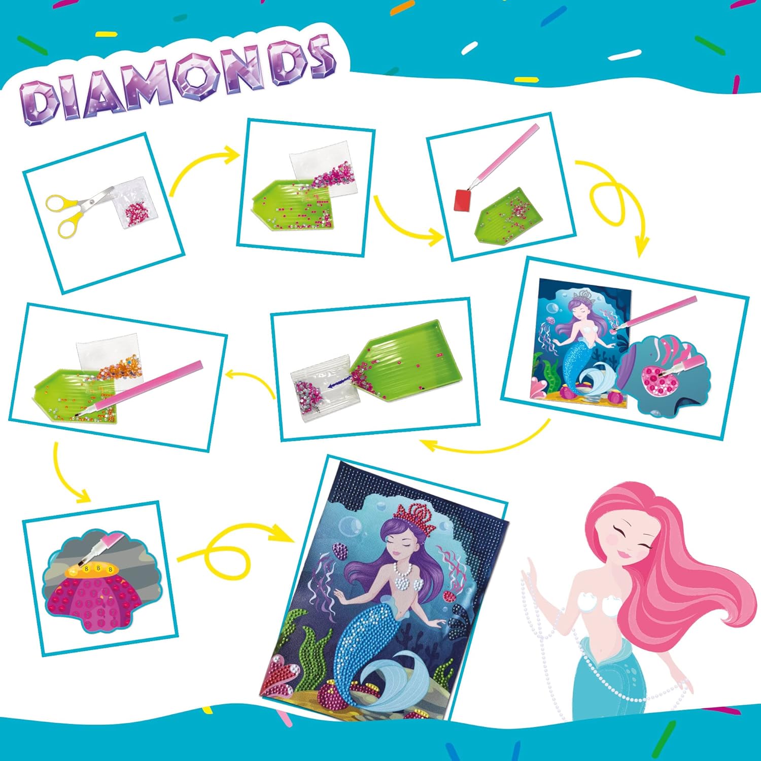 Lisciani Giochi Sandy COLORANDO - Diamonds