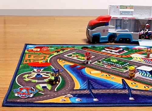 Miniatura 6 de Gertmenian Alfombra para sala de juegos y sala de juegos para niños, alfombra para niños de Nickelodeon Paw Patrol  Decoración del hogar para niños,
