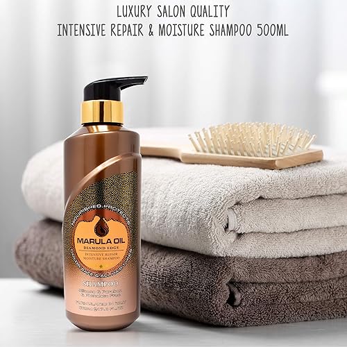 Miniatura 7 de Nuspa - Juego de champú y acondicionador de aceite Marula, color seguro, ultra humedad, sin sulfato, paquete de champú y acondicionador para todo