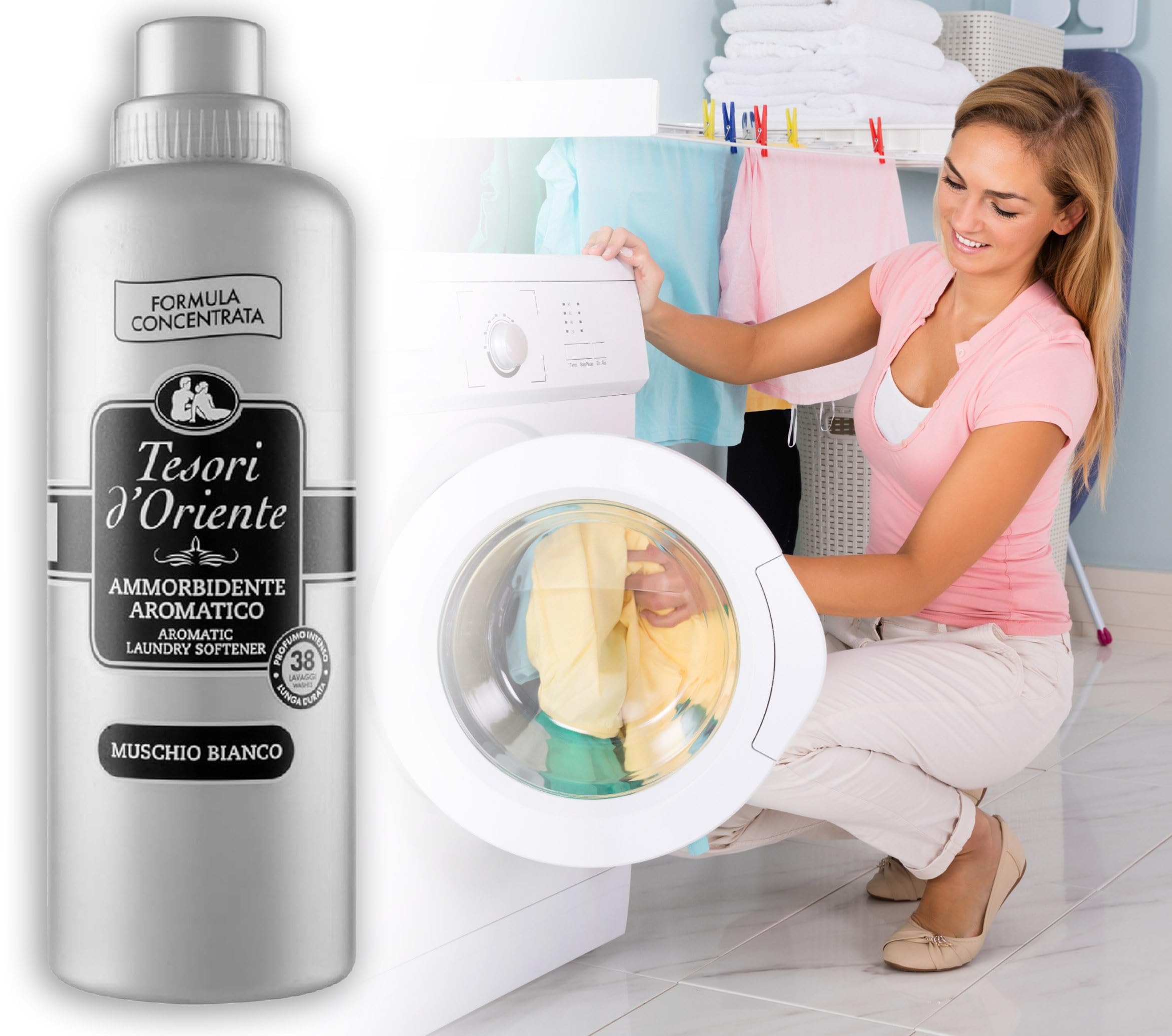 Tesori d'Oriente Ayurveda konzentrierter Weichspüler 760 ml (Ammorbidente Aromatico, x6)