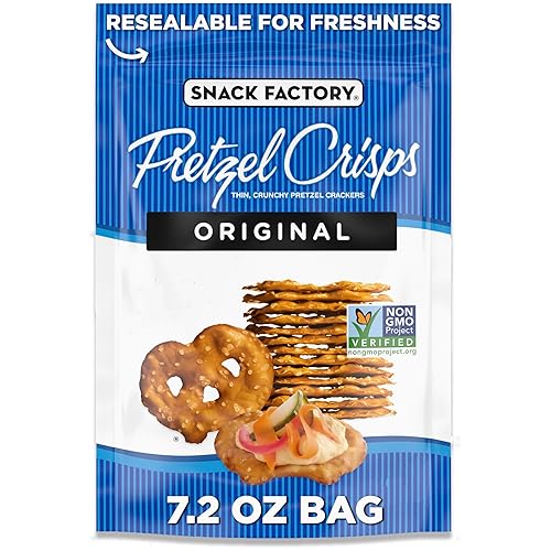 Miniatura 19 de Snack Factory Pretzel Crisps, Queso Cheddar, 7.2 Oz