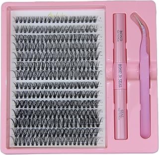 Juego de 280 pestañas individuales, estilos 3...